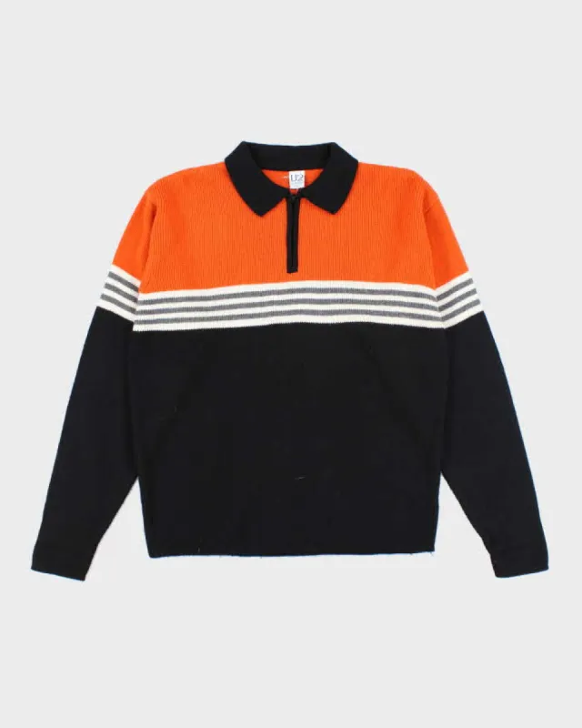 Vintage U2 Clothing Wool Blend Quarter Zip Jumper - L sold by Rokit
