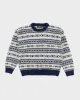 Vintage 90's Eddie Bauer Heavyweight Chunky Patterned Knit Jumper - M sold by Rokit