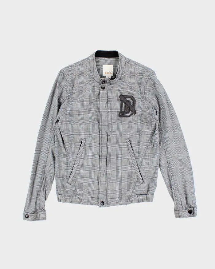 Vintage Y2K Diesel Patterned Slim Fit Jacket - M sold by Rokit