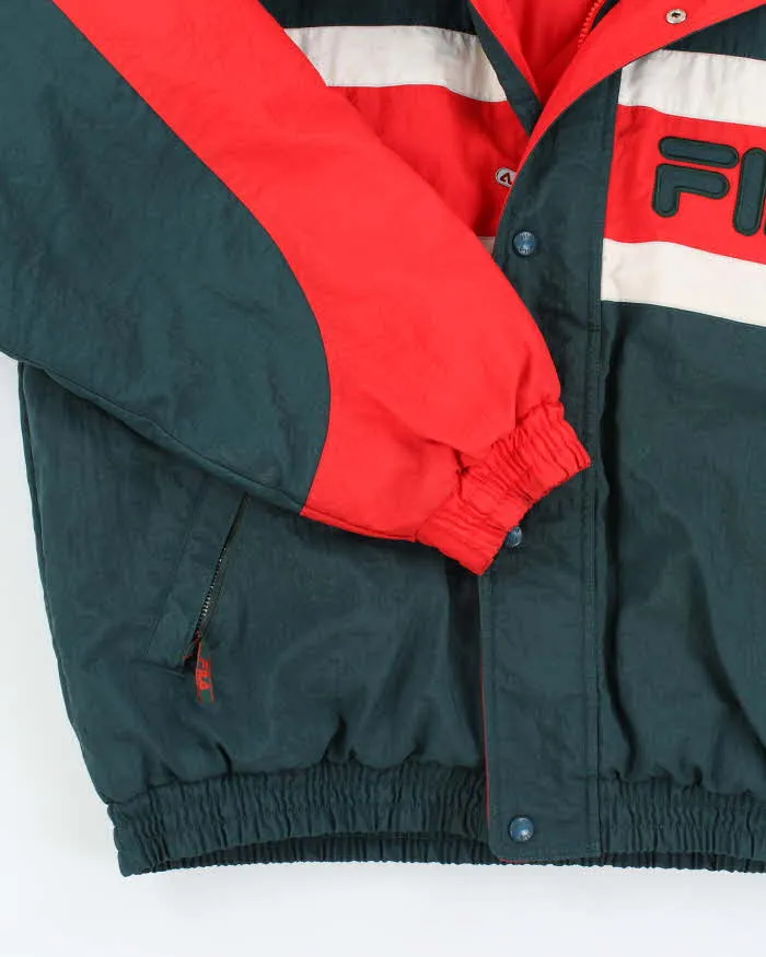 Vintage 90's Fila Heavyweight Insulated Puffer Jacket - XL sold by Rokit product image thumbnail 4