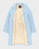 Guess Blue Wool Blend Coat - L sold by Rokit