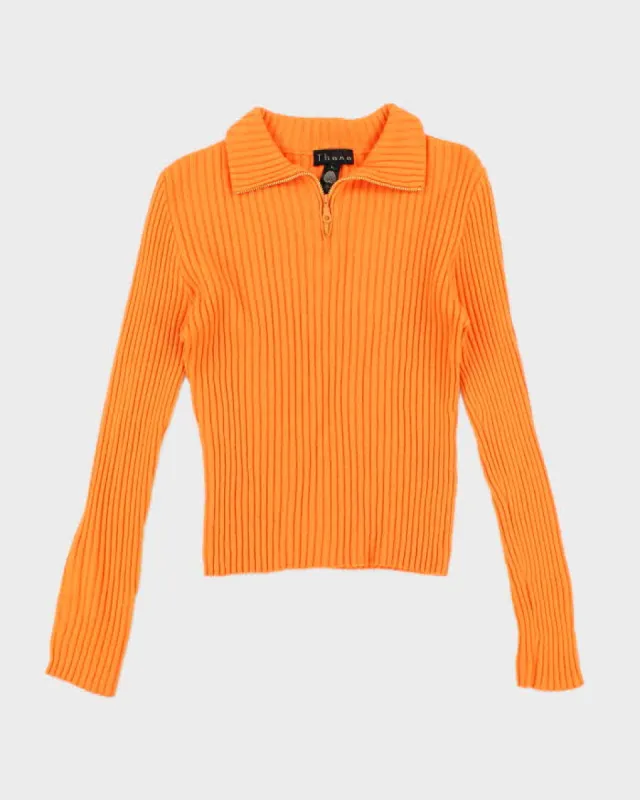 Vintage Thomo Wool Quarter Zip Jumper - L sold by Rokit