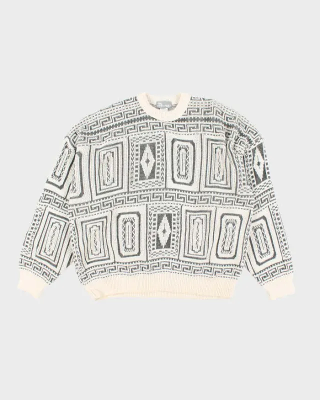 Vintage 90's North Country Eaton Wool Blend Knit Jumper - L sold by Rokit