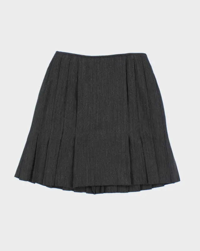 Vintage Dana Buchman Pleated Wool Skirt - XS sold by Rokit