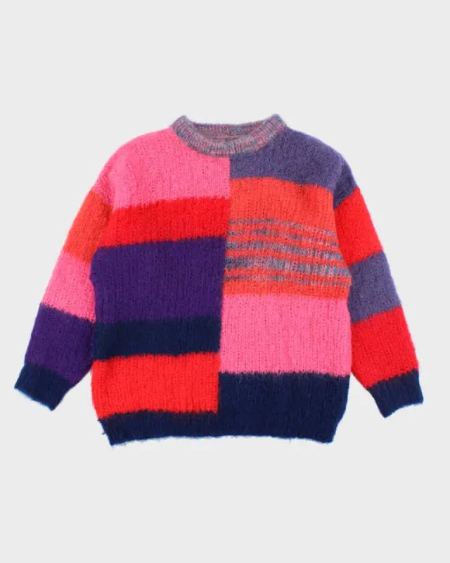 Vintage Knit About Wool Blend Chunky Jumper - L made by Rokit