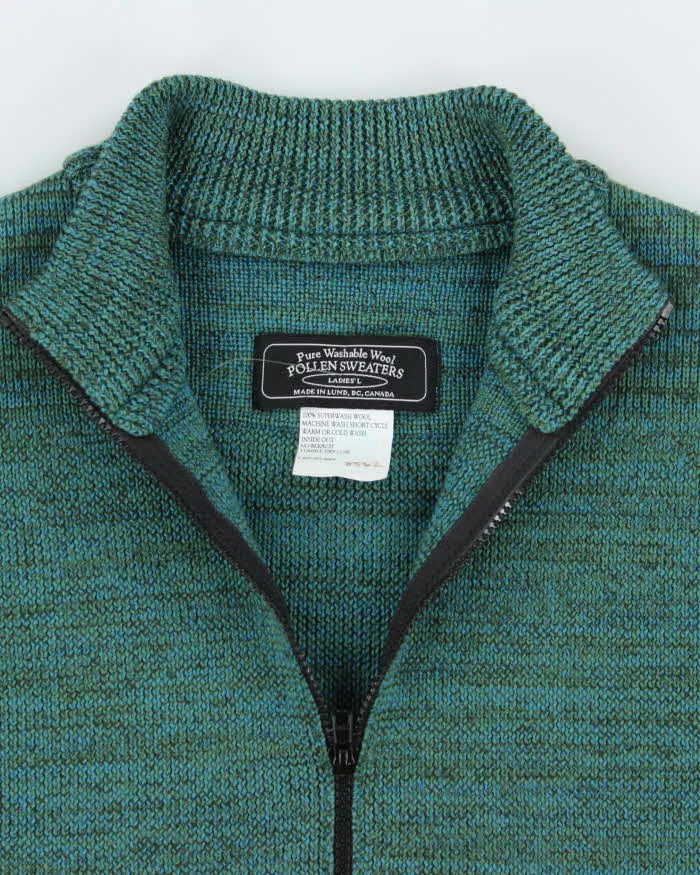 Vintage Pollen Wool Zip-UP Jumper - L sold by Rokit product image thumbnail 3