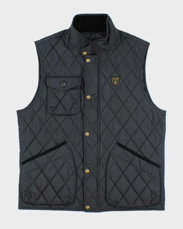 Vintage 90's Polo Jeans Quilted Gilet - L sold by Rokit