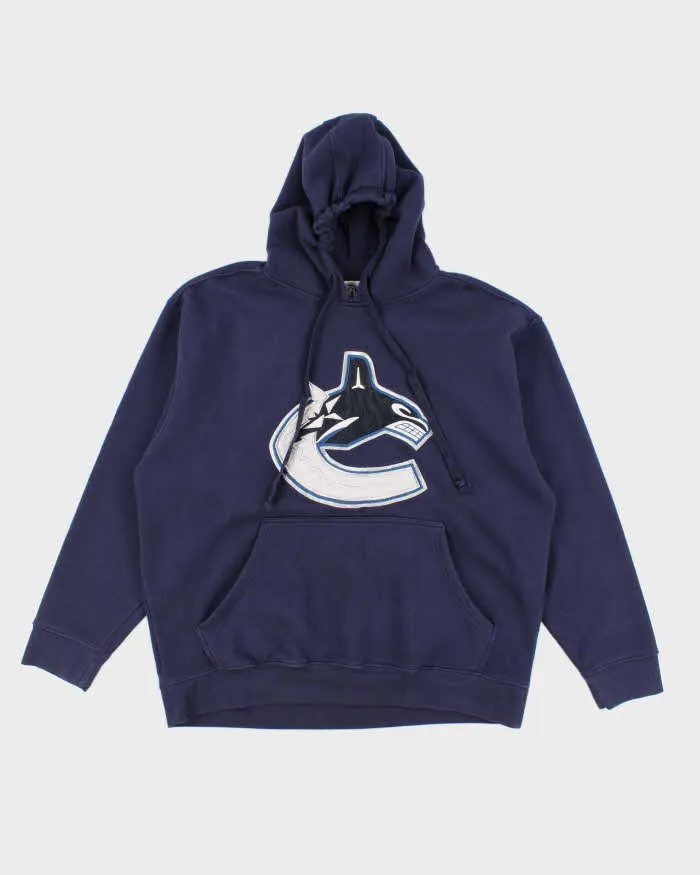 Men's Navy NHL Vancouver Canucks Hoodie - XL sold by Rokit