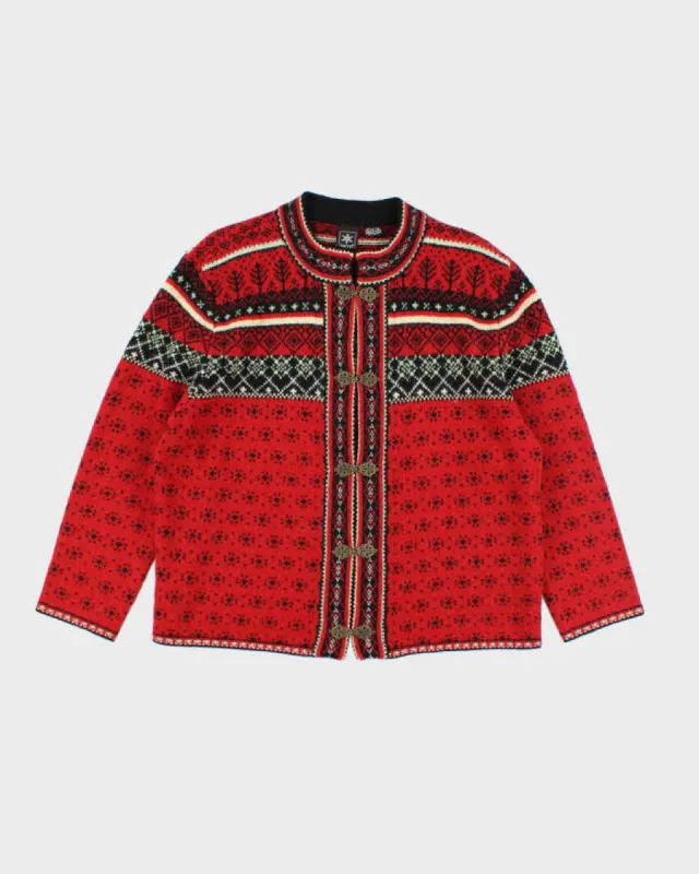 Vintage Skyr Nordic Wool Clasp Cardigan - XL sold by Rokit