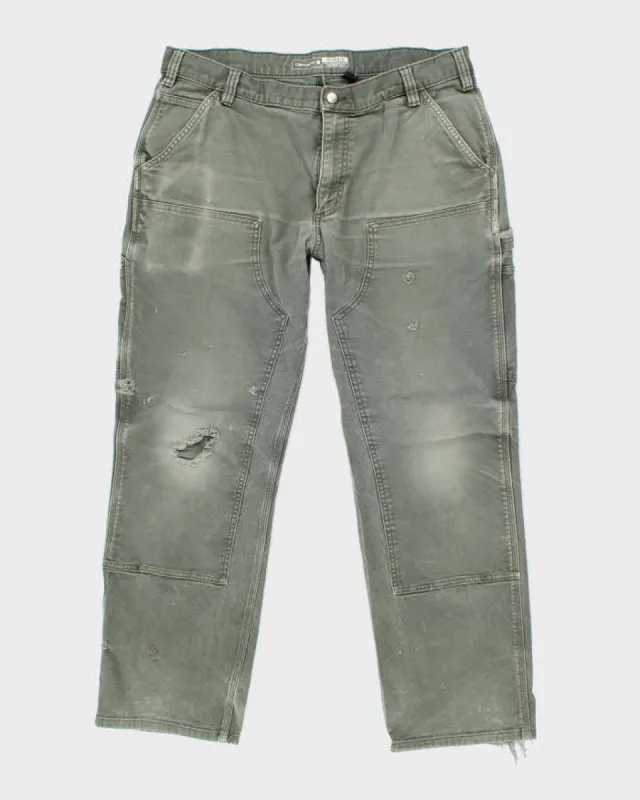 Vintage 2000's Carhartt Heavyweight Double Knee Workwear Trousers - W34 L28 sold by Rokit