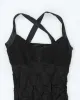 Y2k 00s Ruched Ruffle Mesh Dress - M sold by Rokit