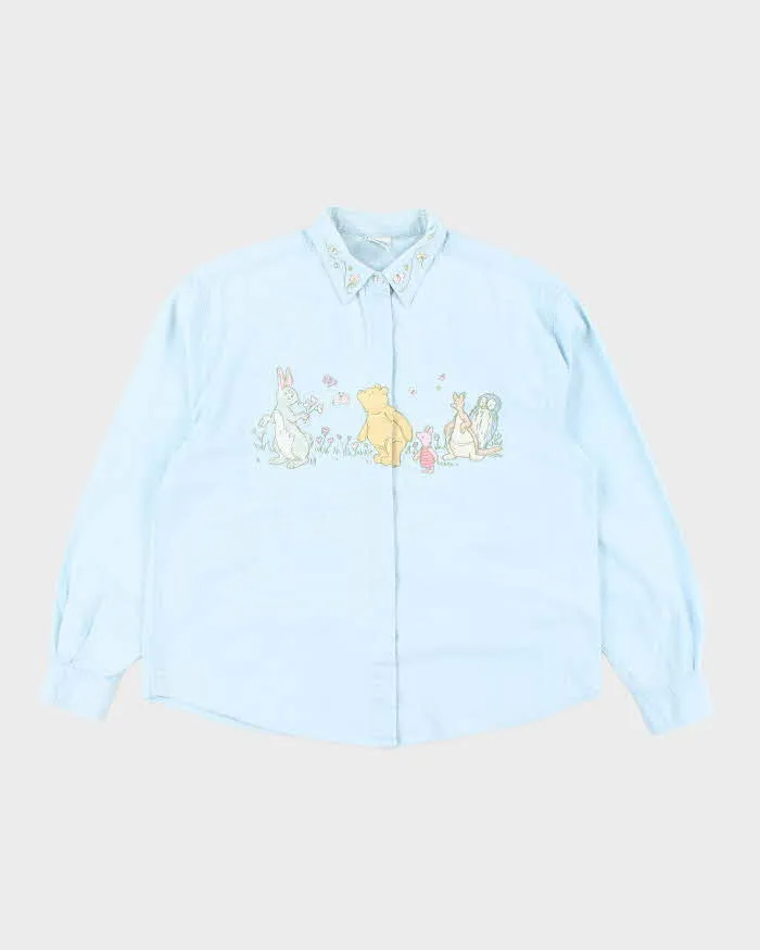 Vintage 90s Disney Denim Shirt - L sold by Rokit