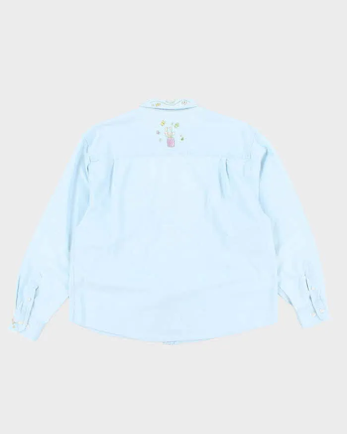 Vintage 90s Disney Denim Shirt - L sold by Rokit product image thumbnail 2