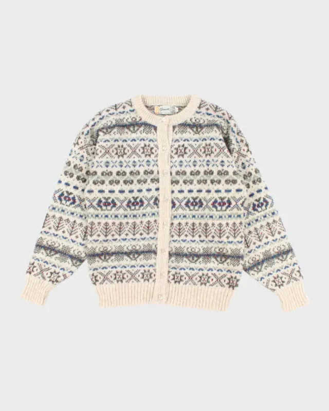 Vintage Glenugie Wool Cardigan - S sold by Rokit