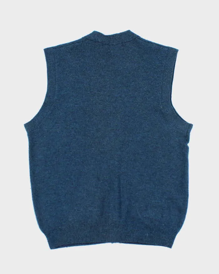 Vintage Crocodile Wool Button-Up Tank Knit - M sold by Rokit product image thumbnail 2
