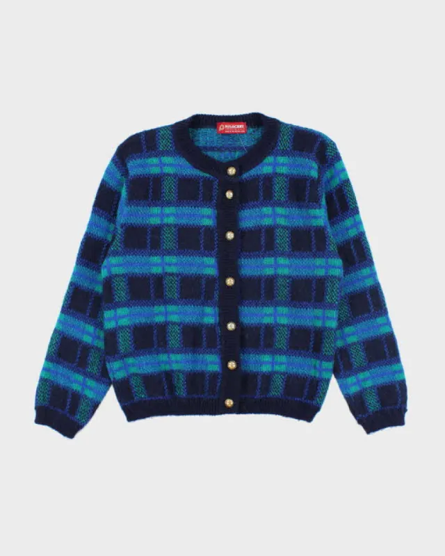 Vintage Pitlochry Mohair Blend Chunky Cardigan - M sold by Rokit