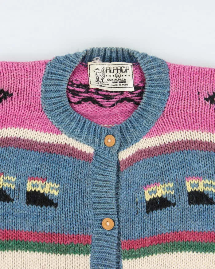 Vintage Alpaca Knit Cardigan - XL sold by Rokit product image thumbnail 3