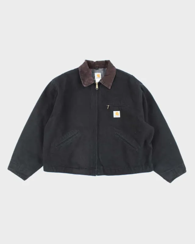 Vintage Carhartt J01 Black Detroit Jacket - XL sold by Rokit