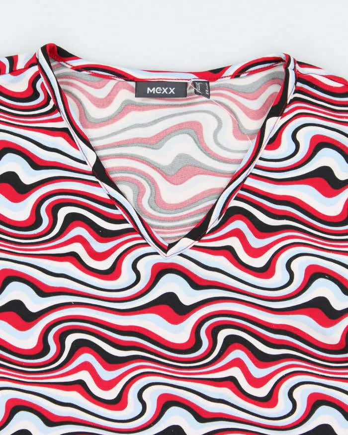 Y2k 00s Mexx Swirl Pattern Top - S sold by Rokit product image thumbnail 3