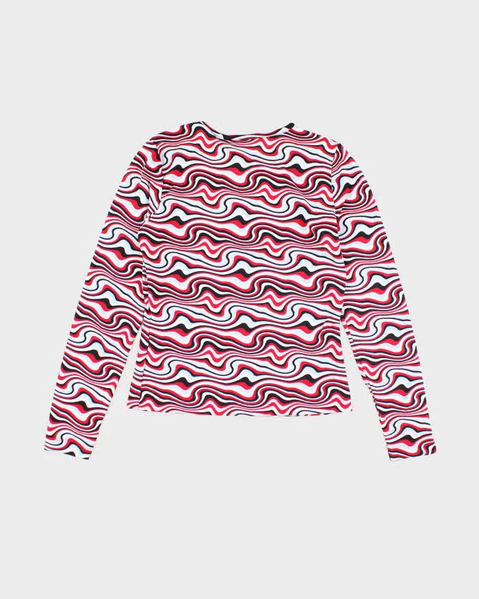 Y2k 00s Mexx Swirl Pattern Top - S sold by Rokit product image thumbnail 2