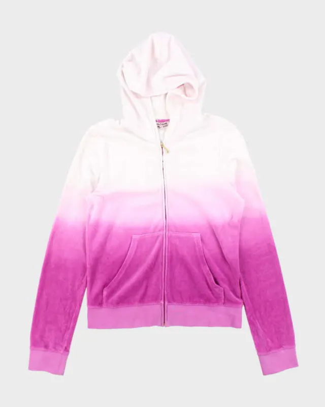 Juicy Couture Ombre Zip-Up Hoodie - L sold by Rokit