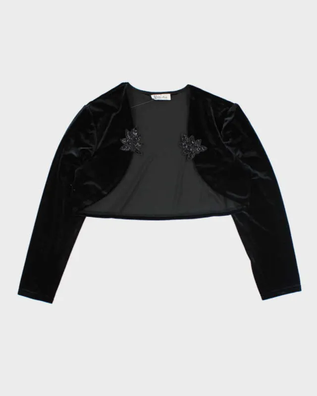 Vintage 90s M Studio Velvet Bolero - M sold by Rokit