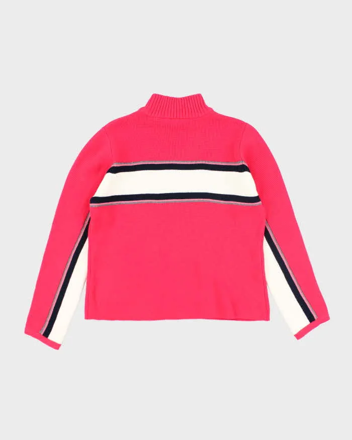 Y2k 00s Liza Claiborne Pink Knit Jumper - L sold by Rokit product image thumbnail 2