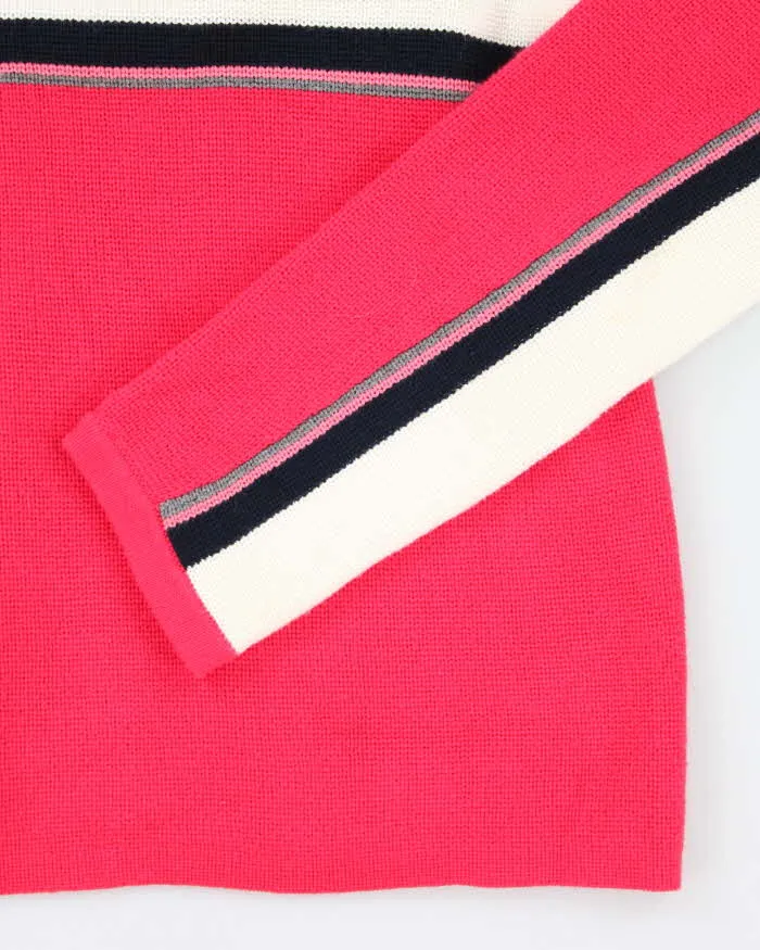 Y2k 00s Liza Claiborne Pink Knit Jumper - L sold by Rokit product image thumbnail 4