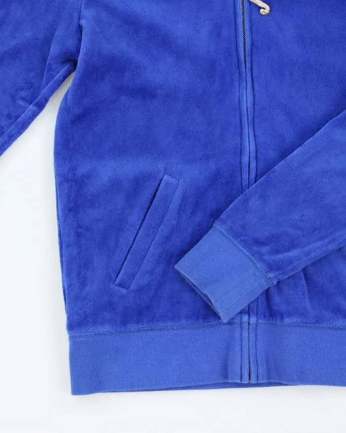 Juicy Couture Blue Zip-Up Hoodie - M sold by Rokit product image thumbnail 4