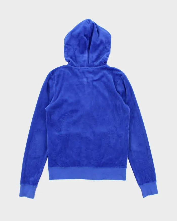 Juicy Couture Blue Zip-Up Hoodie - M sold by Rokit product image thumbnail 2