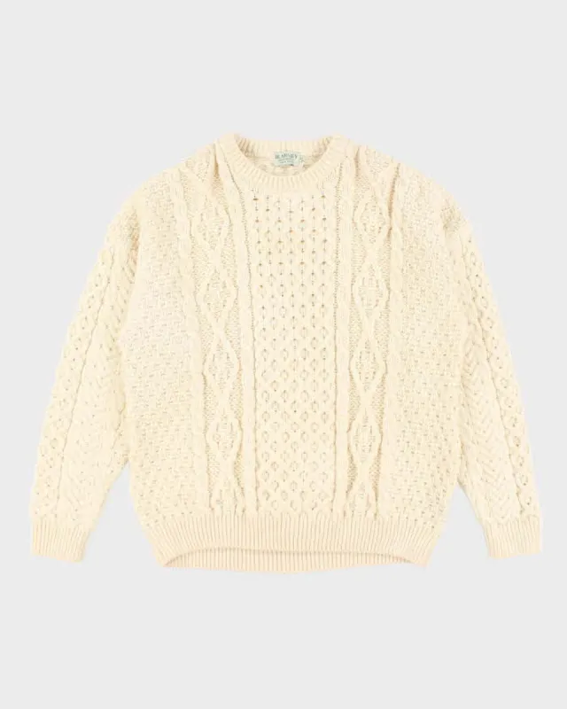 Vintage Blarney Heavyweight Wool Aran Knit Jumper - XL sold by Rokit