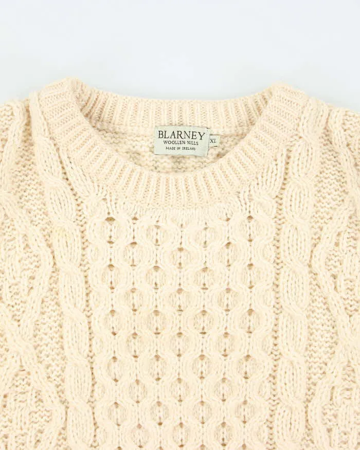 Vintage Blarney Heavyweight Wool Aran Knit Jumper - XL sold by Rokit product image thumbnail 3