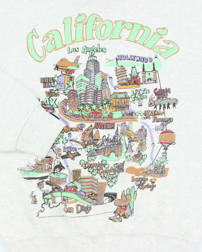 Vintage 90's Fruit of the Loom California Sweatshirt - S sold by Rokit product image thumbnail 4
