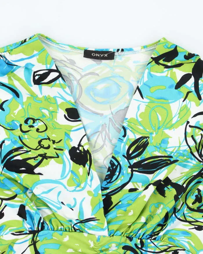 Y2k 00s Onyx Ruched Top - S sold by Rokit product image thumbnail 3