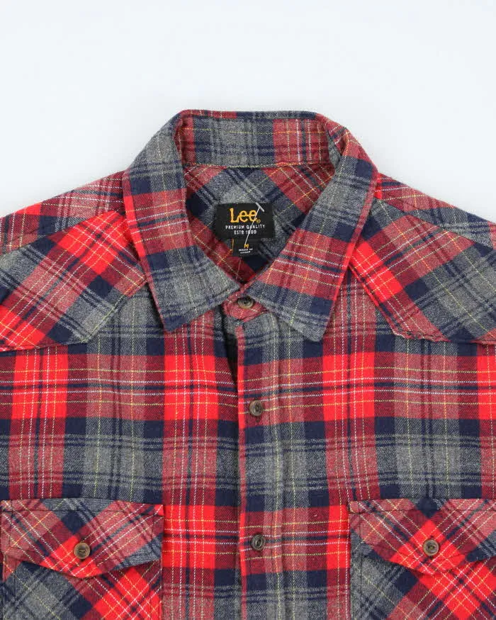 Vintage 2000's Lee Button Up Flannel Shirt - M sold by Rokit product image thumbnail 3