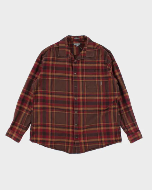 Vintage Eddie Bauer Relaxed Fit Flannel Shirt - XL sold by Rokit