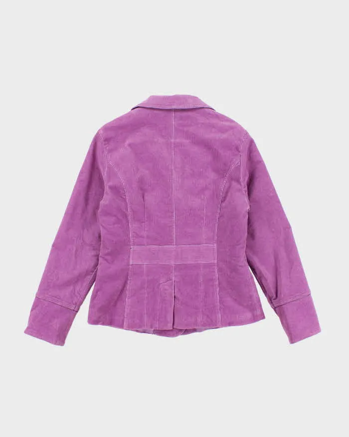 Vintage Y2k 00s Tentation Purple Corduroy Jacket - M sold by Rokit product image thumbnail 2