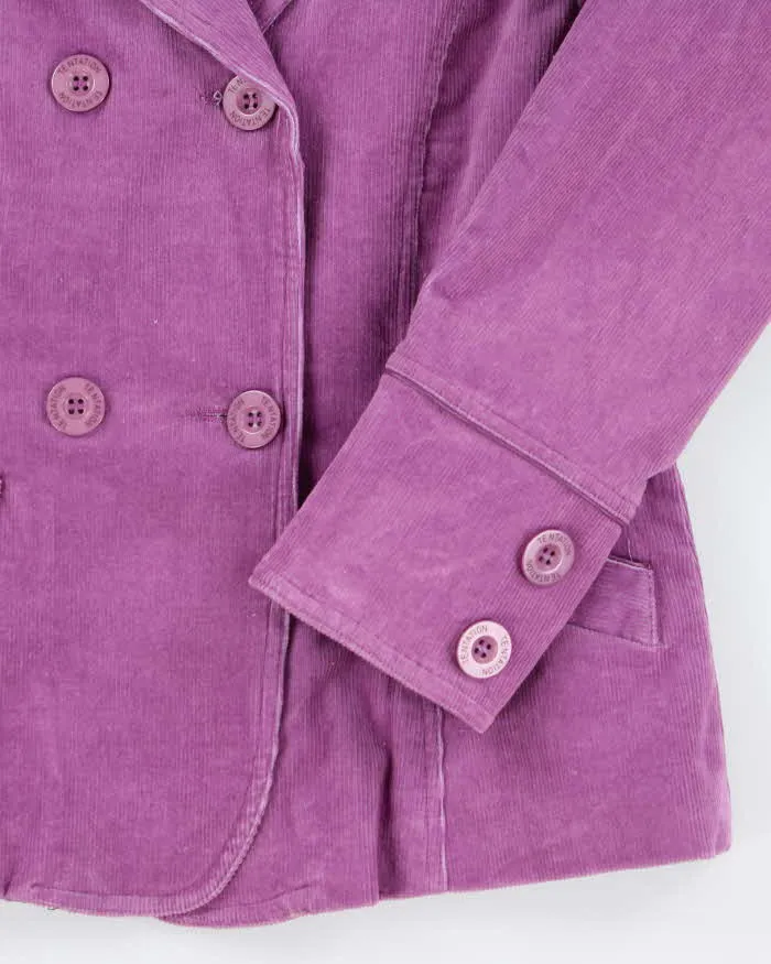 Vintage Y2k 00s Tentation Purple Corduroy Jacket - M sold by Rokit product image thumbnail 4