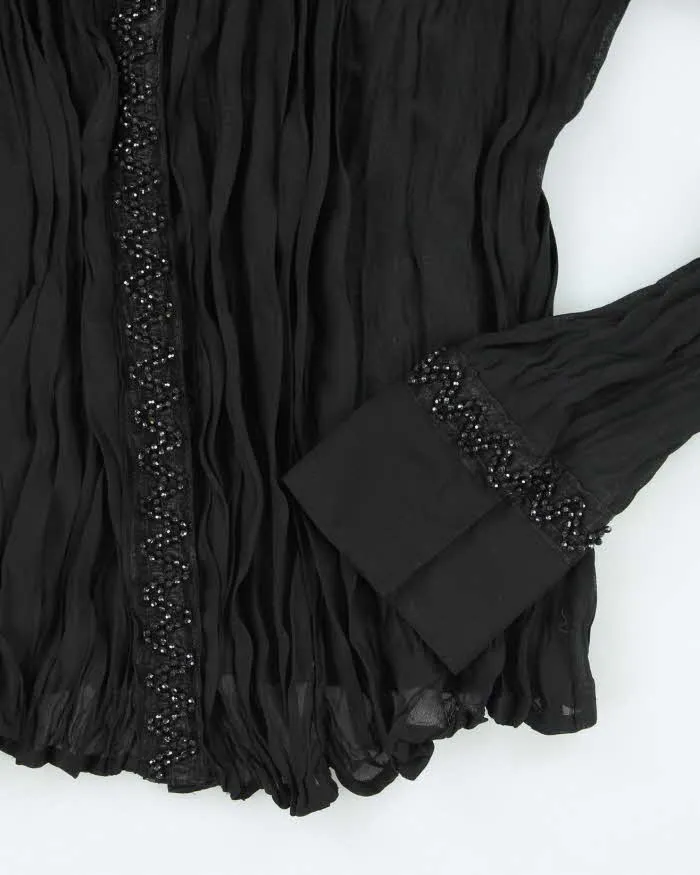 Y2k 00s Le Cavier Beaded Mesh Shirt - S sold by Rokit product image thumbnail 4