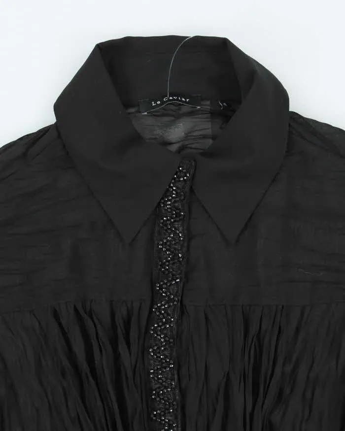 Y2k 00s Le Cavier Beaded Mesh Shirt - S sold by Rokit product image thumbnail 3