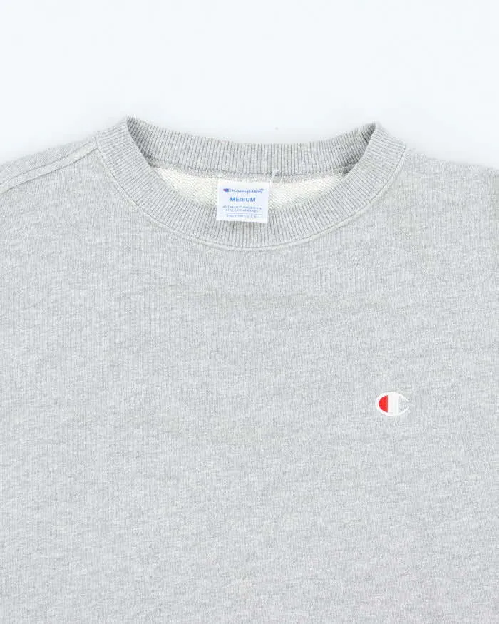 Vintage 2000's Champion Plain Grey Sweatshirt - M sold by Rokit product image thumbnail 3