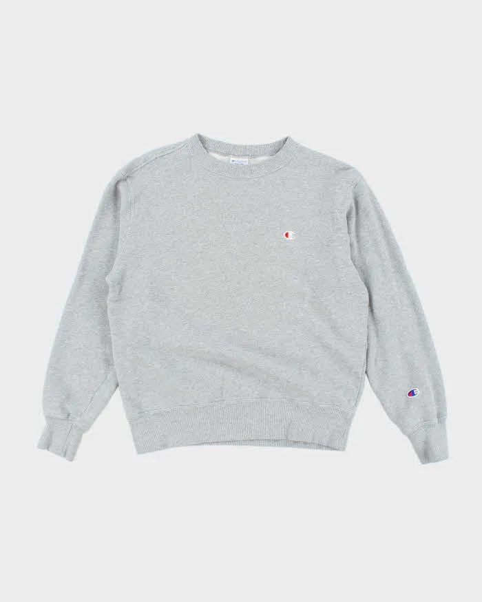 Vintage 2000's Champion Plain Grey Sweatshirt - M sold by Rokit