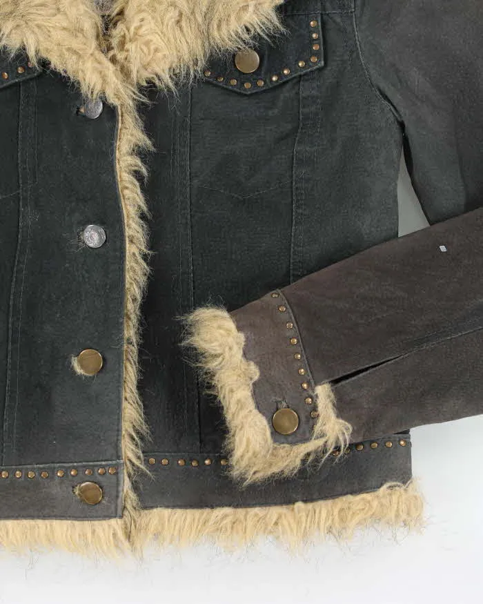 Vintage Y2k 00s h&g Leather Studded Jacket - S sold by Rokit product image thumbnail 4
