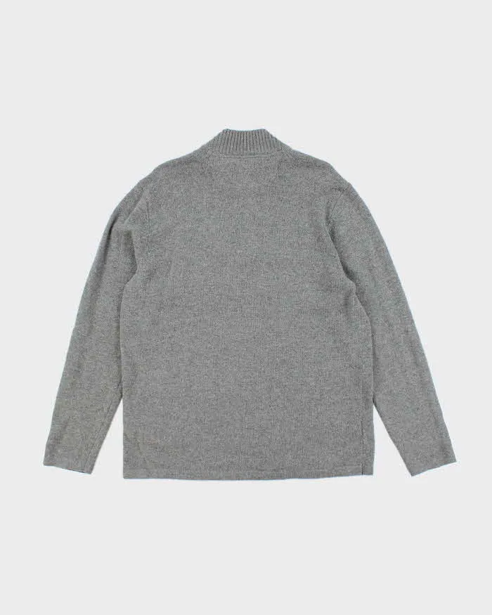 Vintage 2000's Eddie Bauer Quarter Zip Knit Jumper - L sold by Rokit product image thumbnail 2