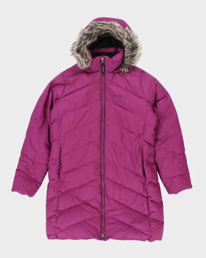 Vintage 2000's Marmot Insulated Fur Collared Parka Jacket - XL sold by Rokit