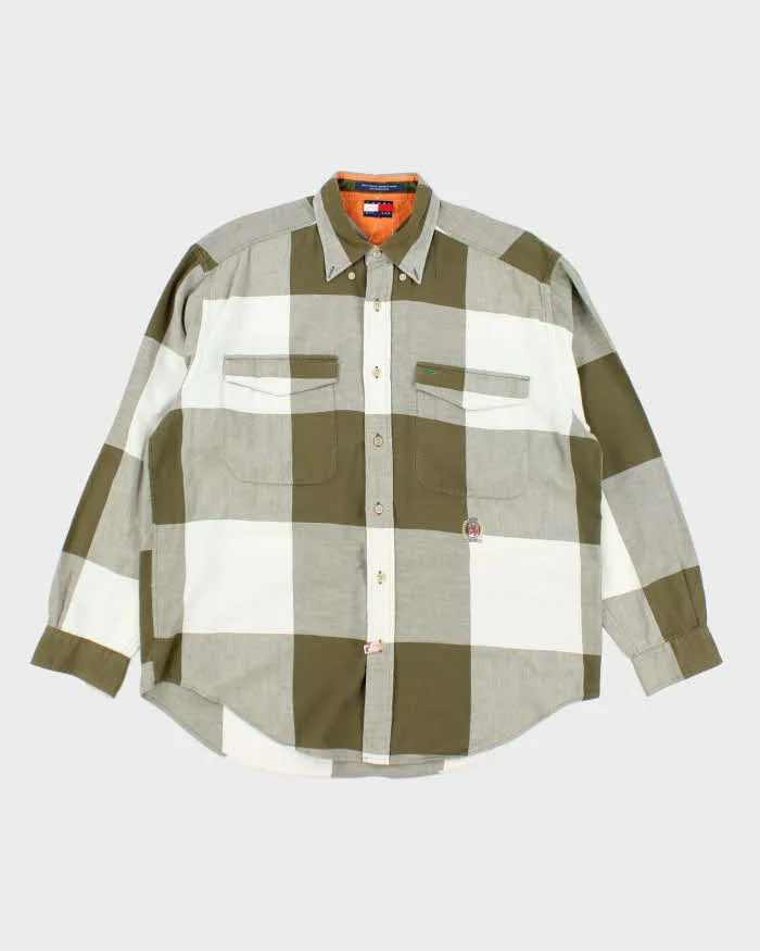 Vintage 2000's Tommy Hilfiger Patterned Oversized Shirt - M sold by Rokit