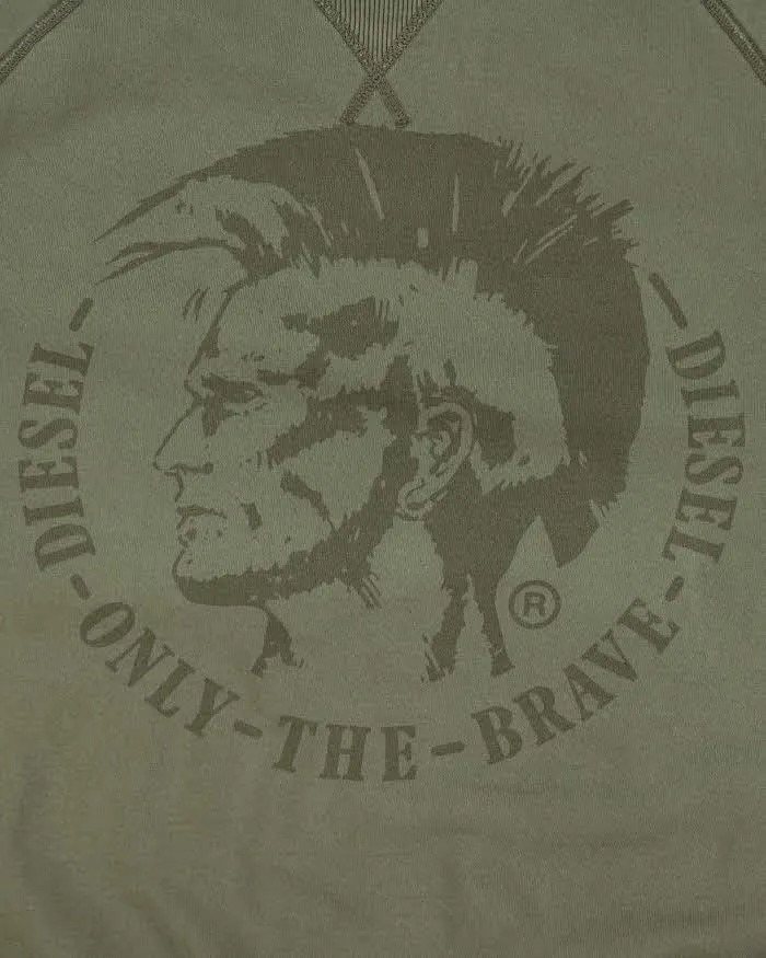 Vintage Y2K Diesel Only the Brave Graphic Sweatshirt - M sold by Rokit product image thumbnail 4