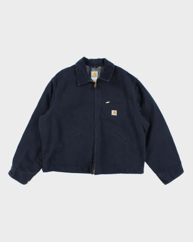 Vintage Carhartt J01 Navy Detroit Jacket - XL sold by Rokit