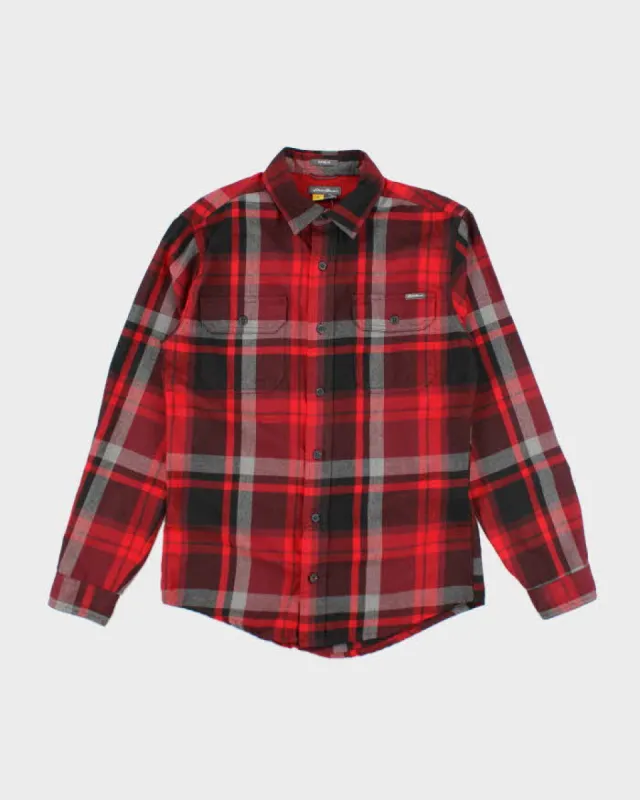 Vintage 2000's Eddie Bauer Oversized Button Up Flannel Shirt - S made by Eddie Bauer