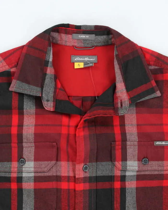 Vintage 2000's Eddie Bauer Oversized Button Up Flannel Shirt - S sold by Rokit product image thumbnail 3